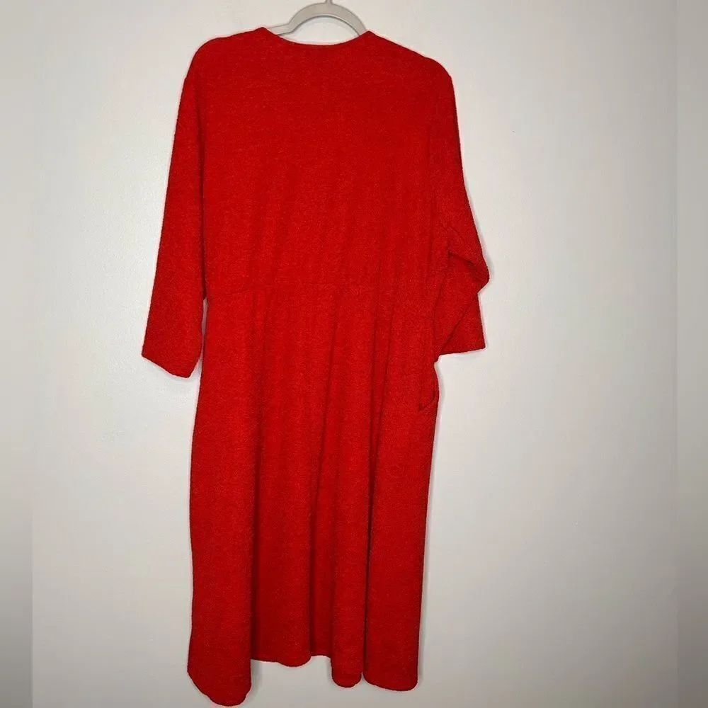 Torrid Textured Wrap Dress - Picture 4 of 4